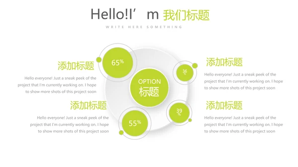 绿色简约大方医药代表述职报告动态PPT