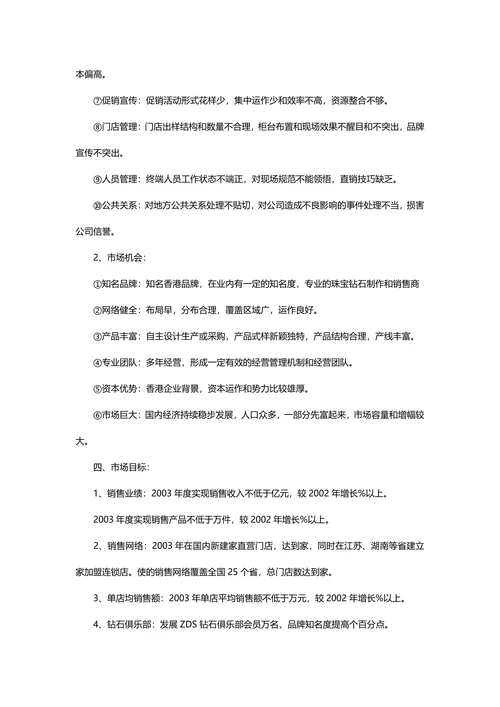 产品市场营销策划书范本