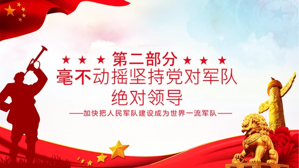 人民军队建设成为世界一流军队部队航母PPT