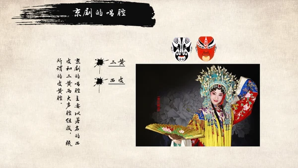 国粹京剧中国戏曲通用PPT模板