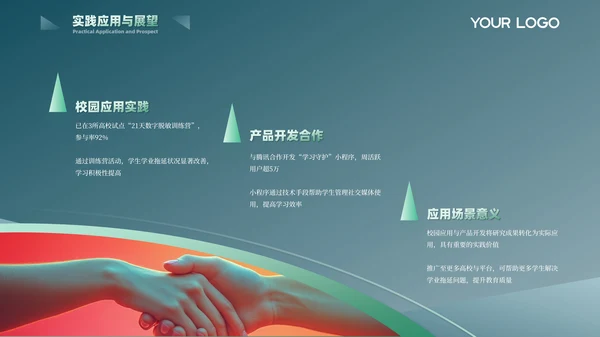 绿色简约风心理学专业答辩PPT模板