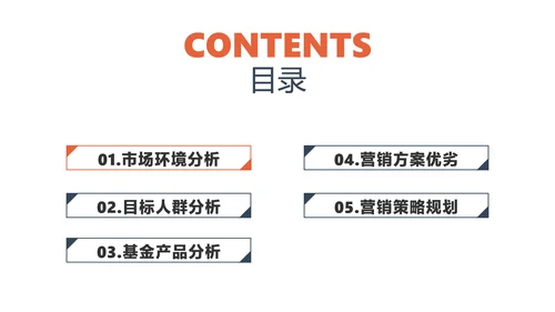 蓝灰色简约风基金新媒体活动营销方案