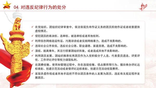 中国共产主义青年团纪律处分条例（试行）解读学习PPT