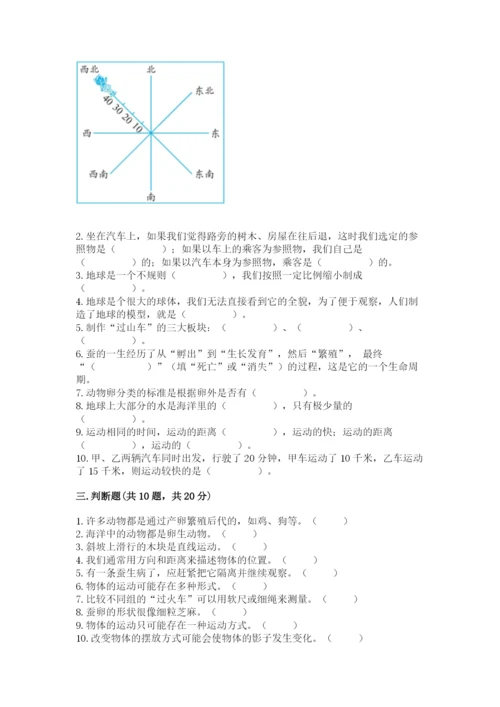 教科版科学三年级下册 期末测试卷【考点提分】.docx