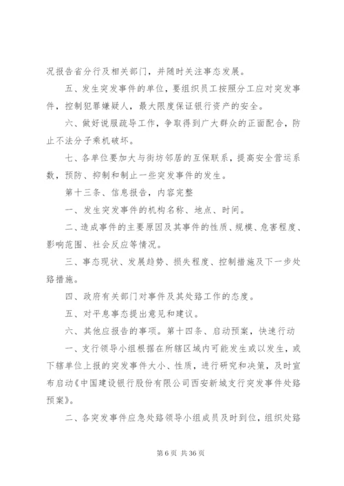 某年二季度银行营业网点自助银行突发事件应急处置实施方案.docx
