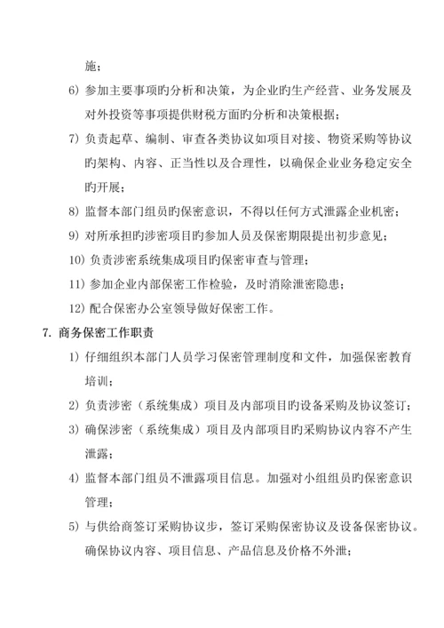 路桥工程公司保密工作管理制度汇编.docx