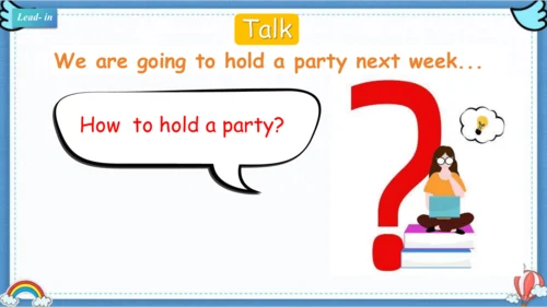 Starter Welcome to Junior High Hold a party.课件【新外研