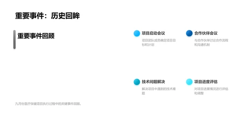 九月医保项目报告PPT模板