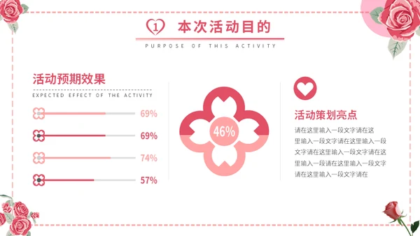 情人节婚礼策划方案通用PPT模版