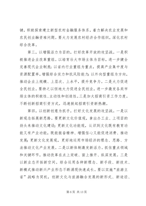 学习XX省委十届六次全会心得[小编推荐] (4).docx