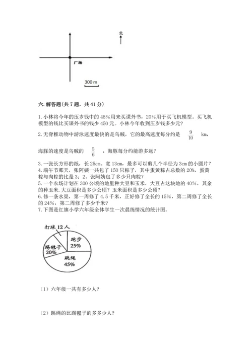 小学数学六年级上册期末测试卷（考点梳理）word版.docx