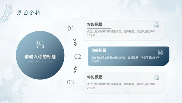 水彩水墨风花卉成果汇报工作汇报QC成果汇报PPT工作总结