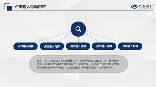 兴业银行简洁PPT模板金融理财