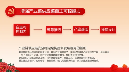 红色党建社区民主生活会学习主题动态PPT模板