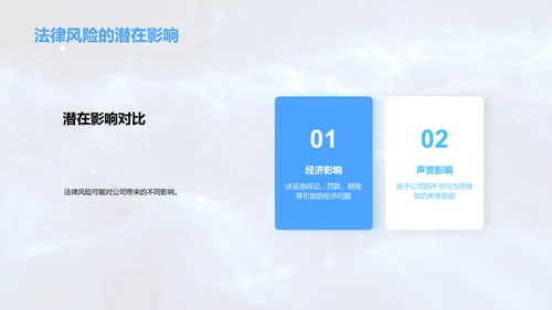 年终法律风险报告PPT模板