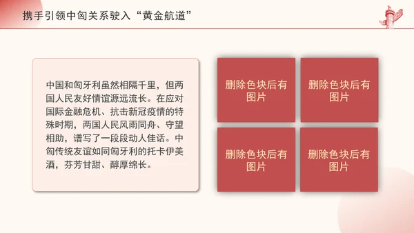 携手引领中匈关系驶入黄金航道政治学习日党课PPT