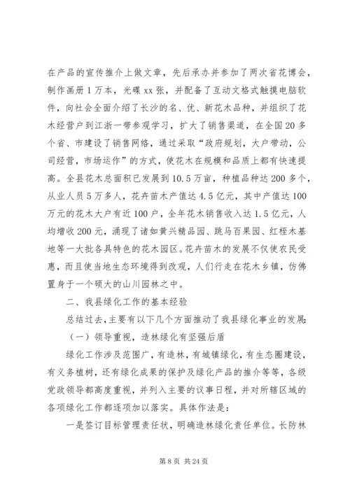 全省绿化先进单位先进事迹材料.docx