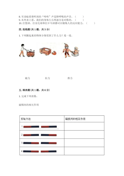 教科版二年级下册科学知识点期末测试卷附答案（综合题）.docx