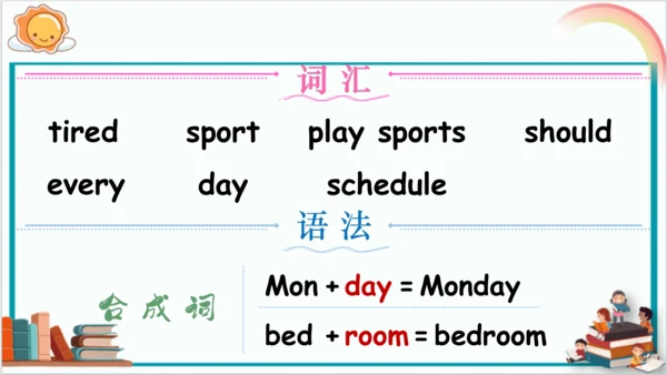 Unit 2 My week Part B & C Read and write & Story t
