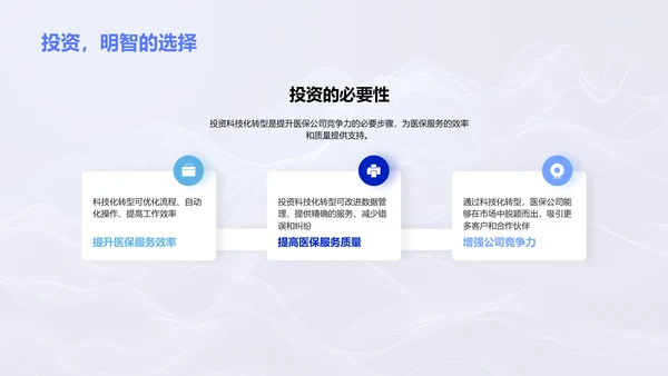 医保行业科技转型PPT模板