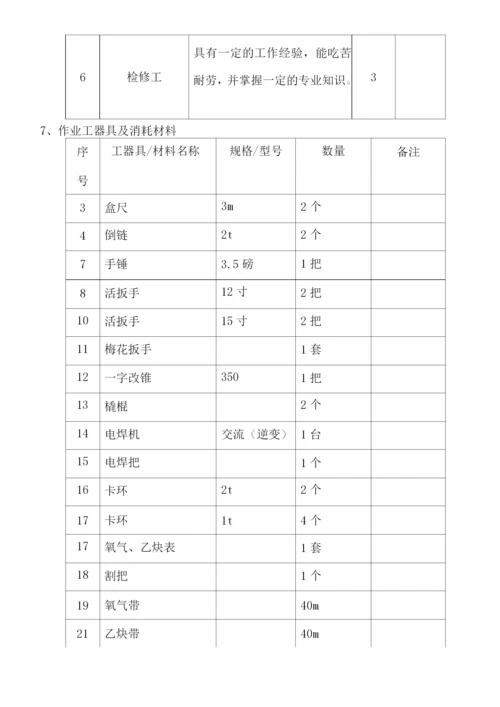 锅炉空气预热器维修检修作业指导书.docx