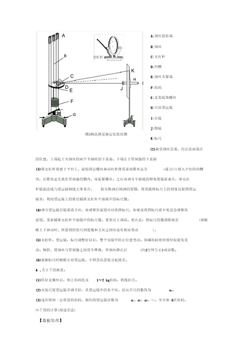 大学物理试验用伸长法测定金属丝的杨氏模量0001