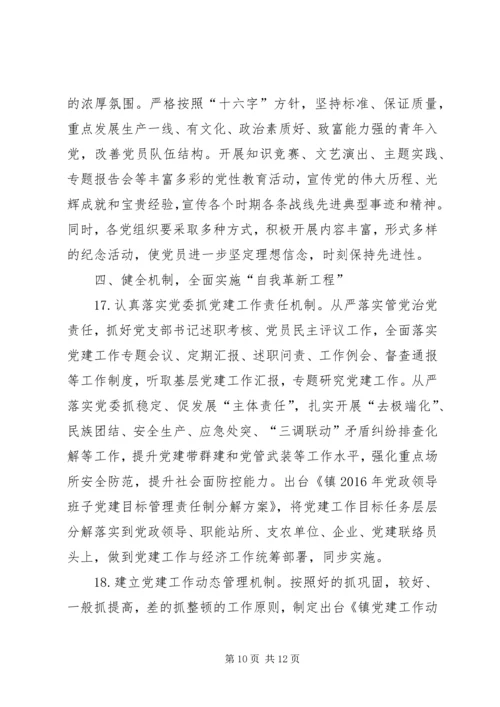 乡镇某年党的基层组织建设工作要点.docx