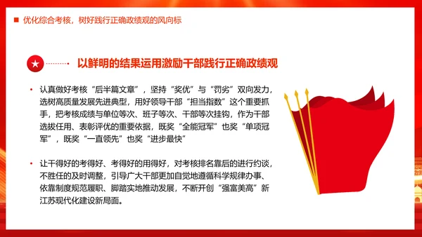 政绩观引领高质量发展PPT模板