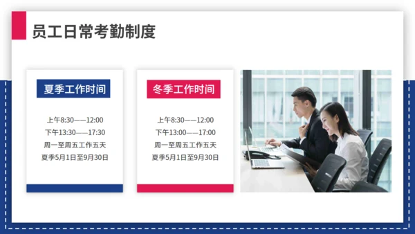 商务企业人事管理制度员工培训通用PPT模板