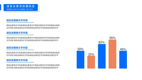 蓝色简约风企业宣传汇报PPT模板