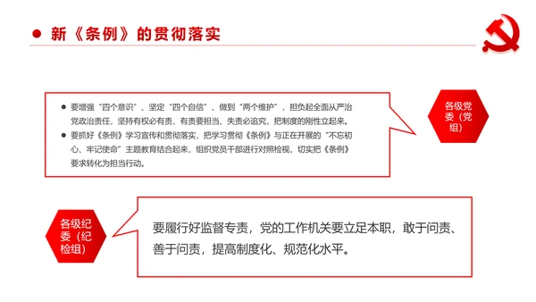 中国共产党问责条例学习解读PPT