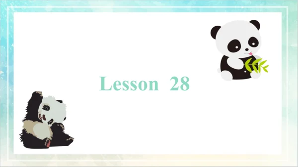 Unit 5 What colour is it Lesson 27- Lesson 28（课件(共