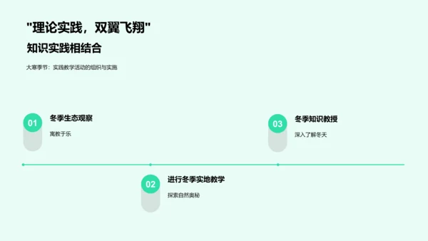 大寒教学策略讲解PPT模板