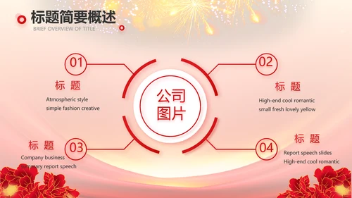 红色喜庆社区文艺晚会活动策划动态PPT