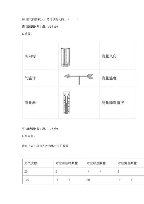 教科版三年级上册科学《期末测试卷》附参考答案【培优b卷】.docx