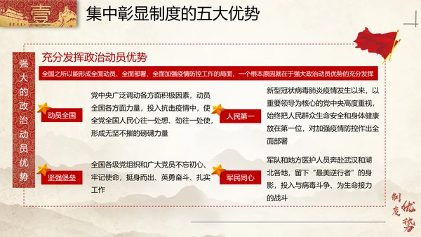 中国特色社会主义制度优势PPT模板