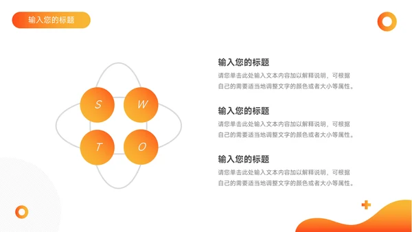 橙色创意创新创业计划书PPT模板
