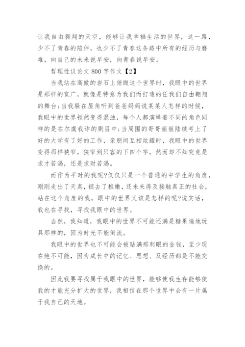 哲理性议论文800字作文.docx