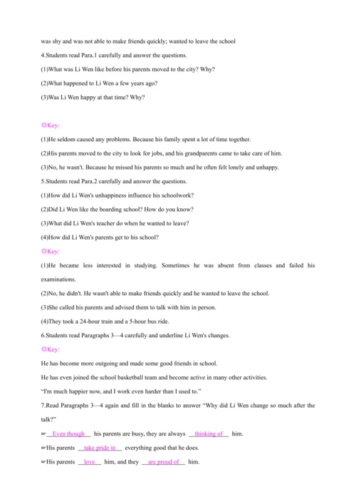 Unit 4 I used to be afraid of the dark.Section B【2