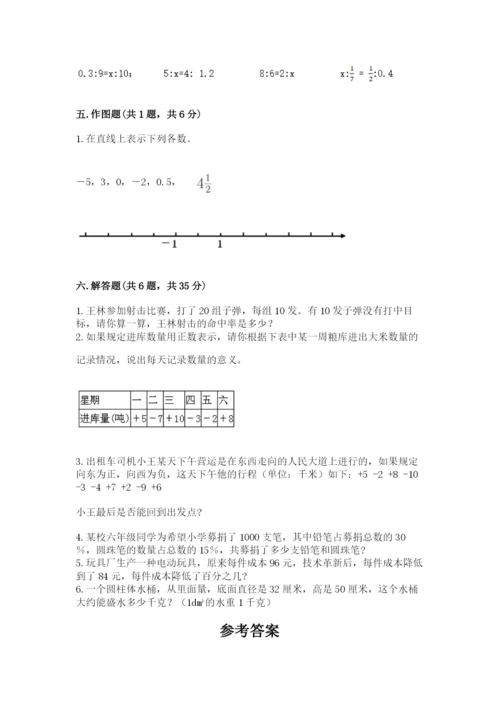 小升初六年级期末试卷（典型题）.docx