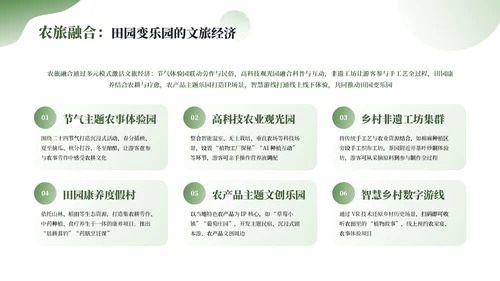 绿色简约农业发展新农业新动能通用PPT模板