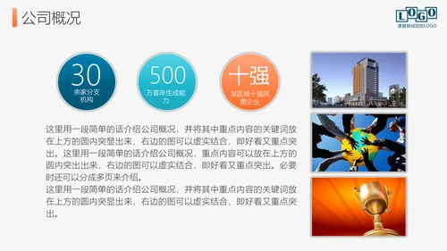 公司企业招商引资宣传介绍PPT模板