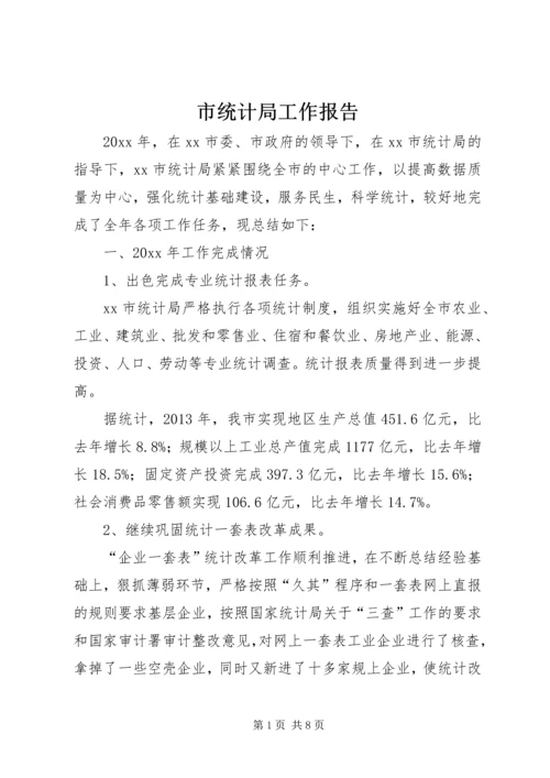 市统计局工作报告 (7).docx