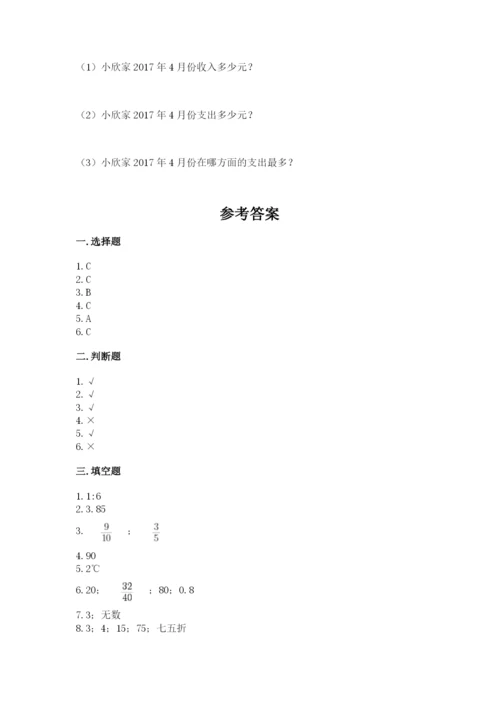 灌云县六年级下册数学期末测试卷完美版.docx