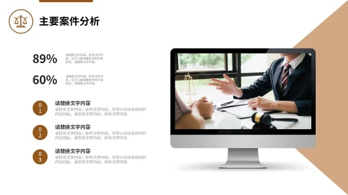 法律培训案件分析法院律师工作汇报通用PPT法律法规