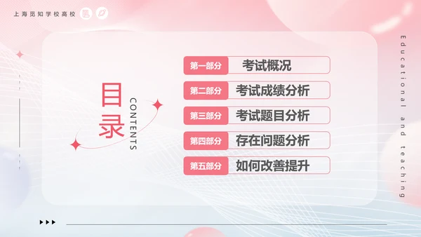 期中质量分析粉色清新弥散风中小学考试质量分析大会主题班会PPT