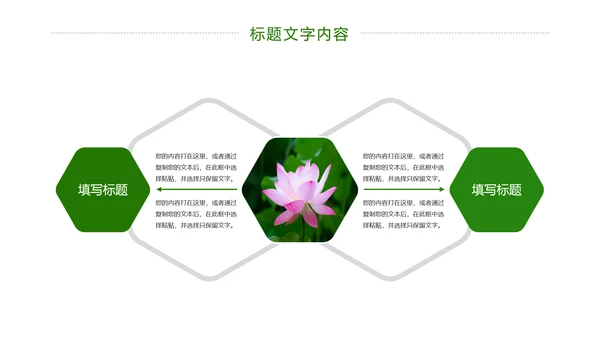 绿色唯美荷花廉政工作总结汇报PPT模板