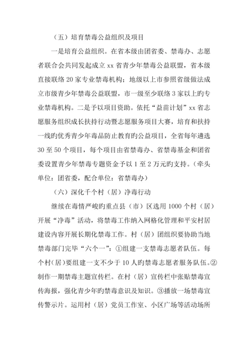 珍爱生命远离毒品青少年禁毒宣传教育活动方案.docx