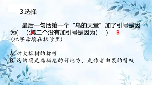 部编版五年级上册第七单元复习  课件