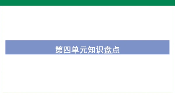 统编版语文五年级上册期中复习单元知识盘点  课件